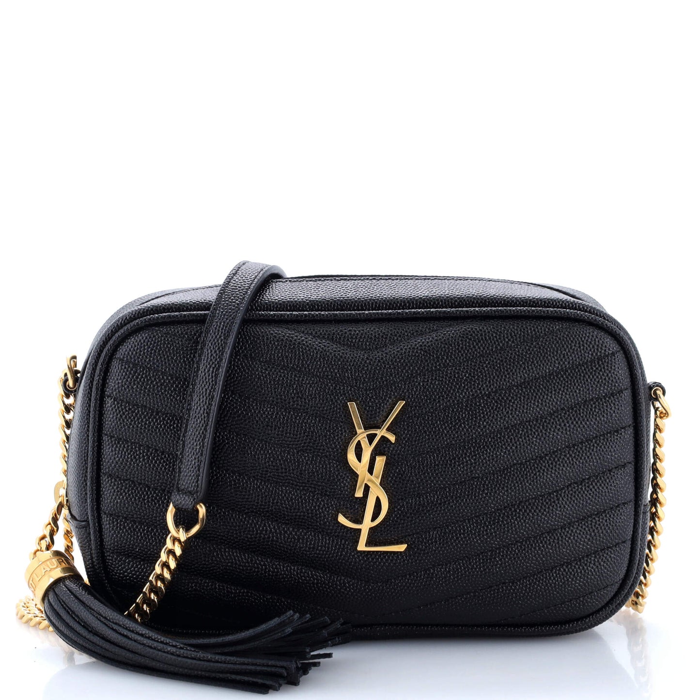 Luxury Saint Laurent Lou Camera Bag Matelasse Chevron Leather Mini