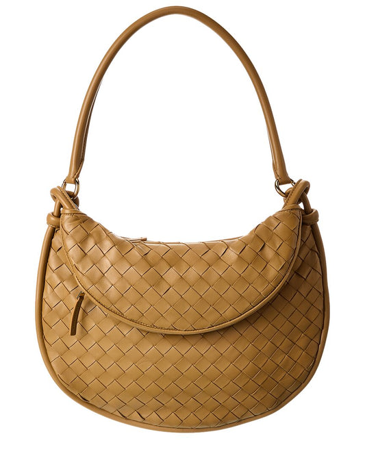 Luxury Bottega Veneta Gemelli Medium Intrecciato Leather Hobo Bag