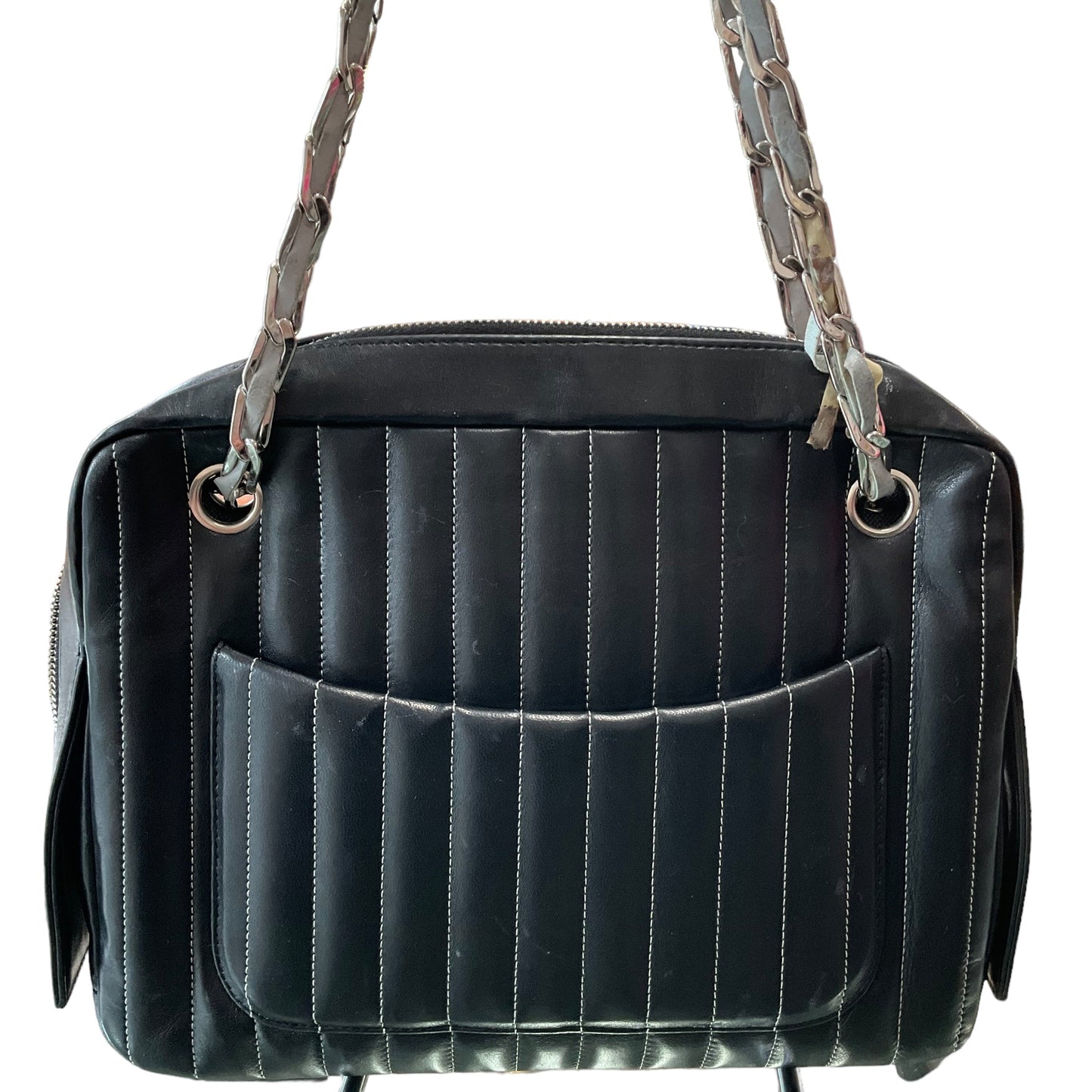 Luxury Chanel Mademoiselle Camera Bag. As Is