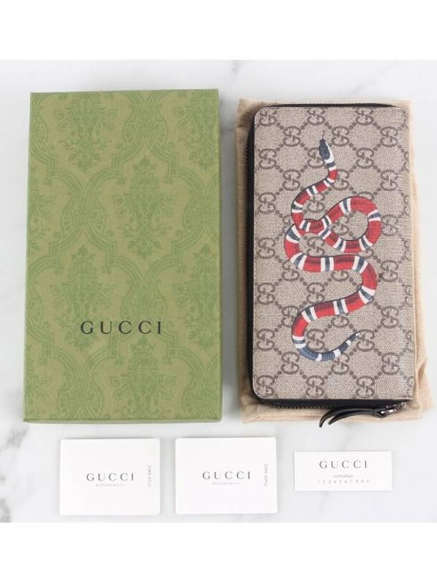 Luxury Gucci Trending 2025 Snake zipper long wallet