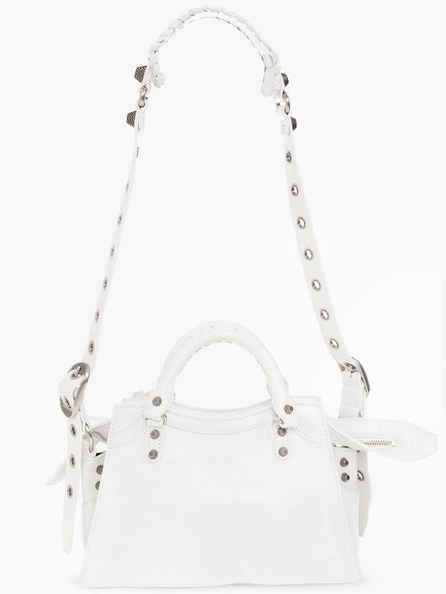Luxury Balenciaga Neo Cagole XS Tote Bag White