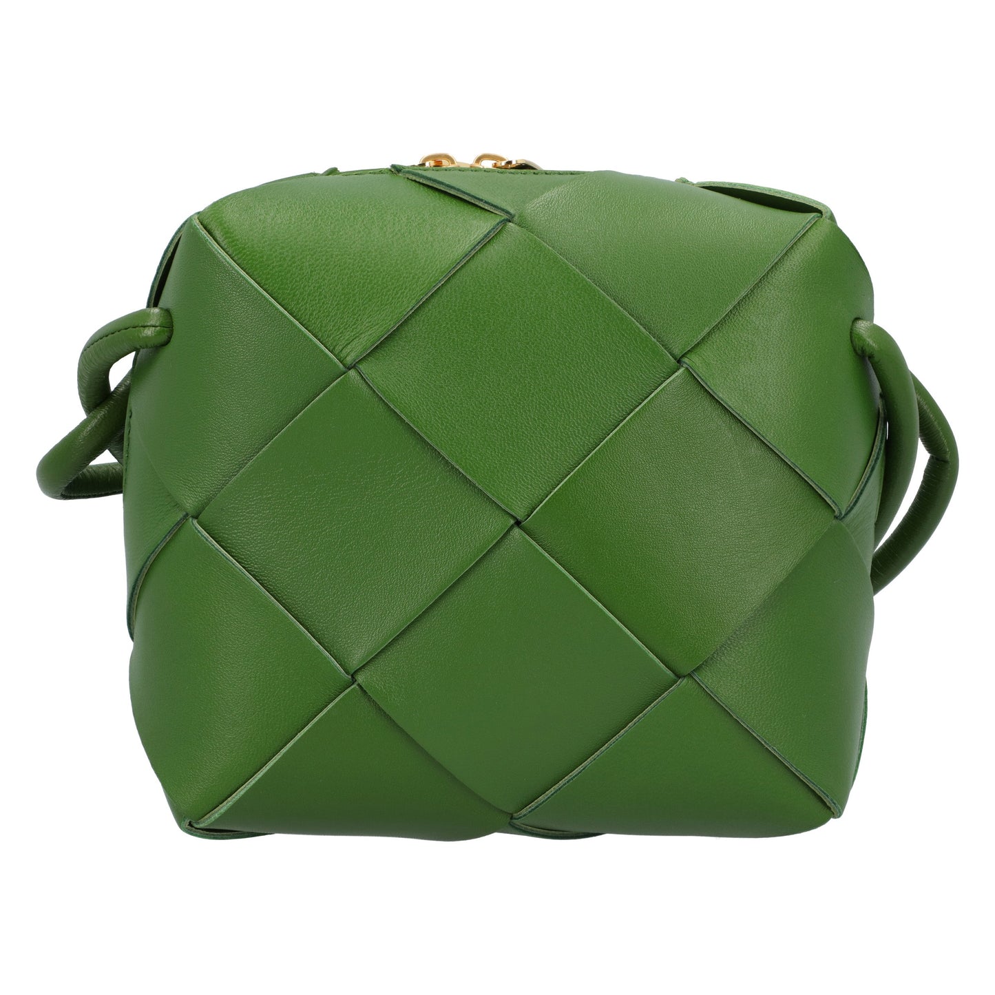 Luxury Bottega Veneta Mini Cassette Camera Bag green