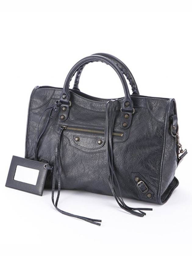 Luxury Balenciaga Classic City Small Tote Bag Grey