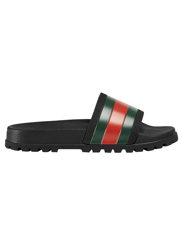 Luxury Gucci Trending 2025 Web Slippers Black