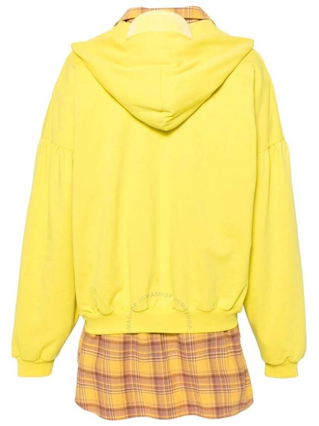 Luxury Balenciaga hooded sweatshirt 772206TPVG6 7440 YELLOW BLACK