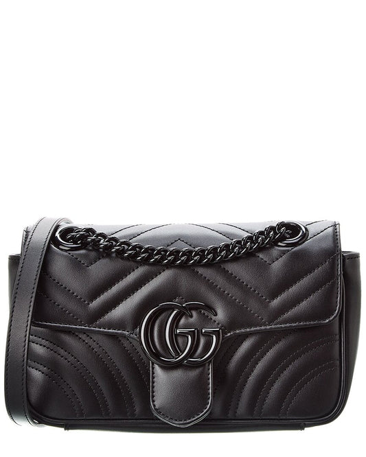 Luxury Gucci Trending 2025 GG Marmont Mini Matelasse Leather Shoulder Bag
