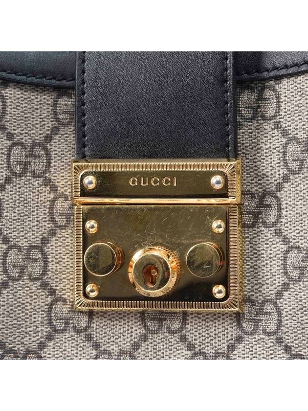 Luxury Gucci Trending 2025 Women s GG Supreme Paddle Lock Shoulder Bag