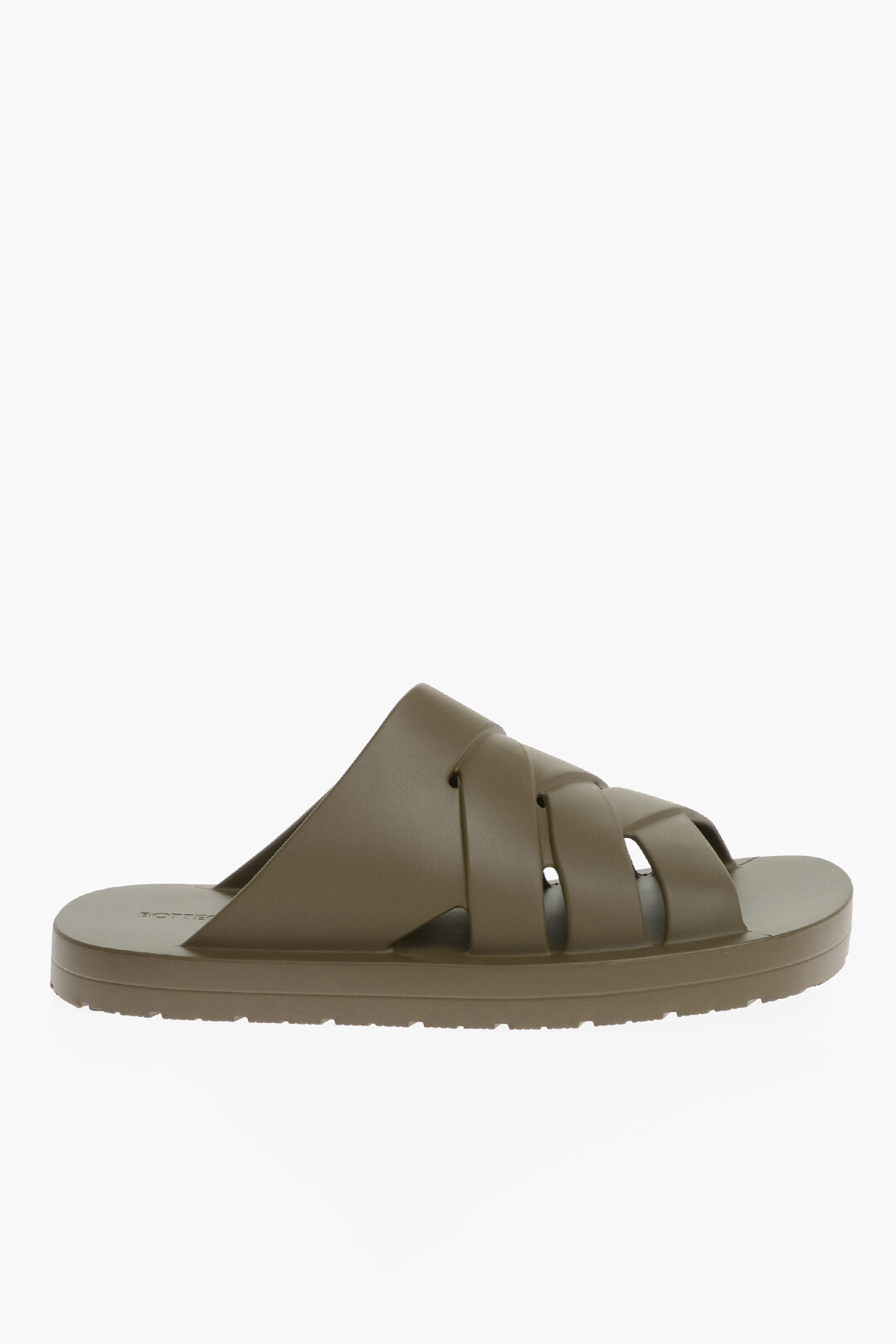 Luxury Bottega Veneta Braided Rubber Slippers