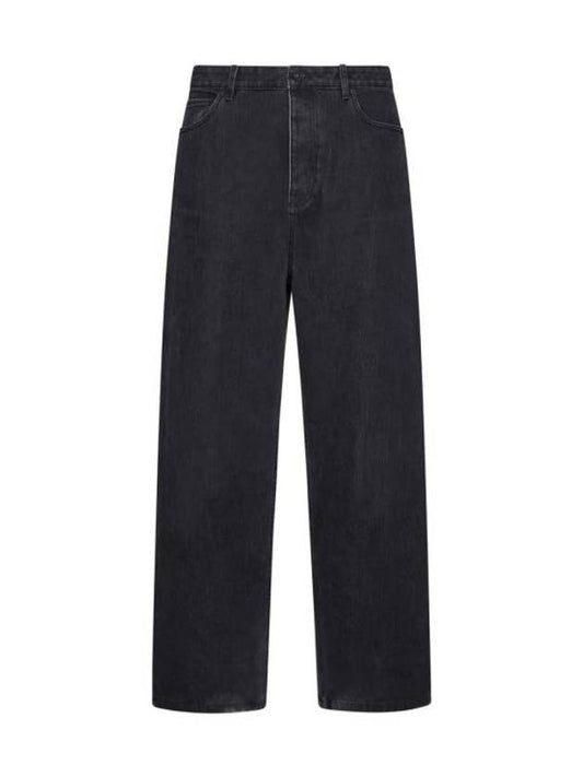 Luxury Balenciaga Washed Skiwear Jeans Grey