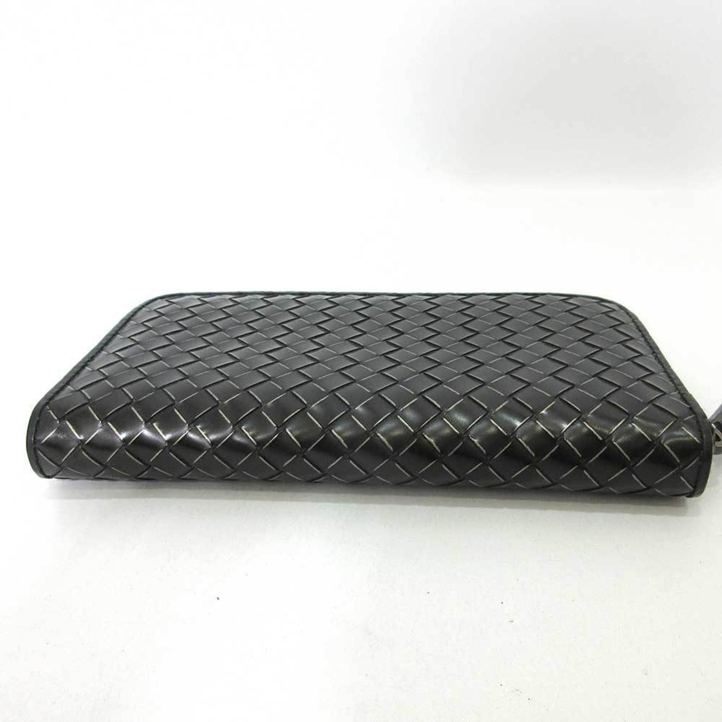 Luxury Bottega Veneta Intrecciato  Leather Long Wallet (Bi-Fold) ()