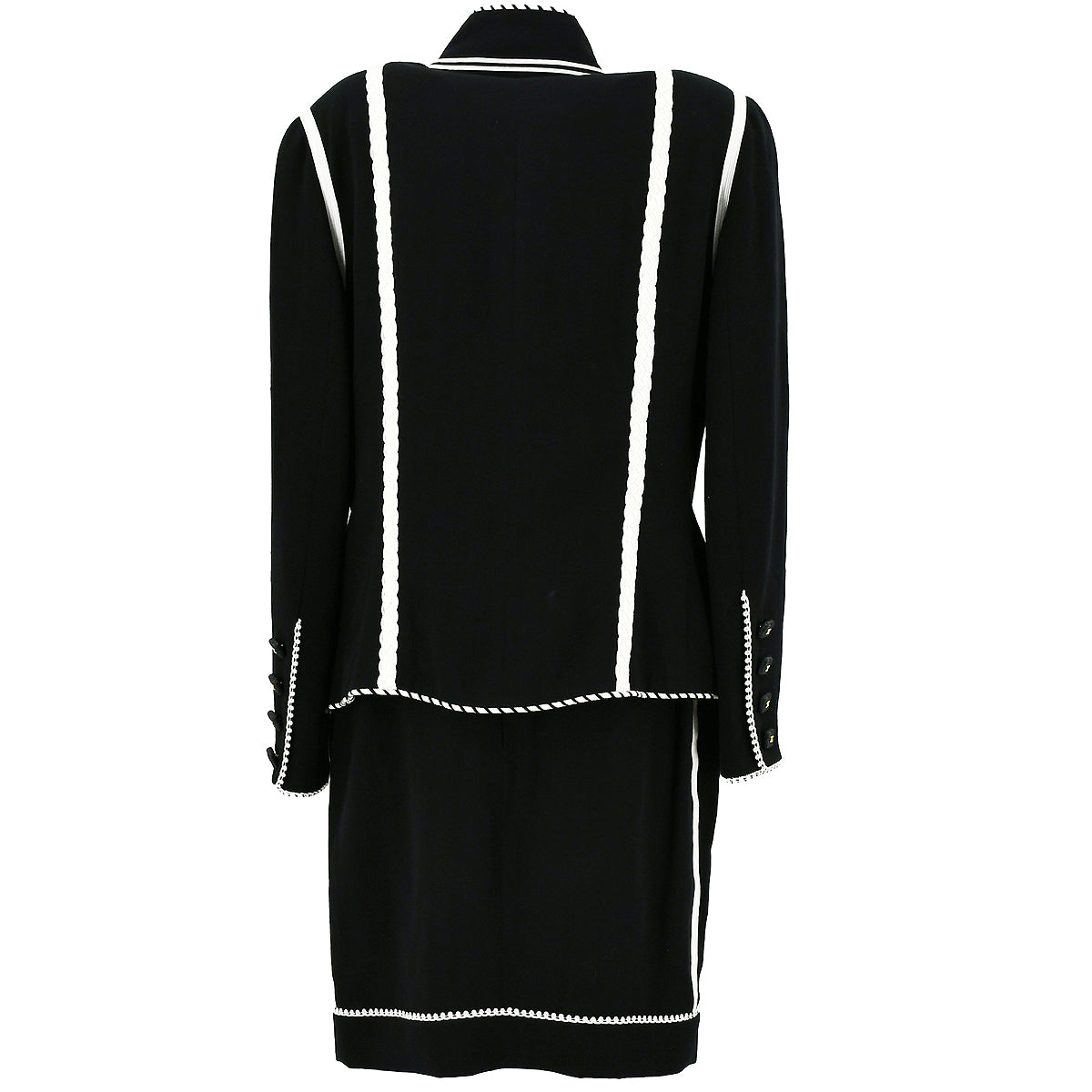 Luxury Chanel colour-block skirt suit #38 #42