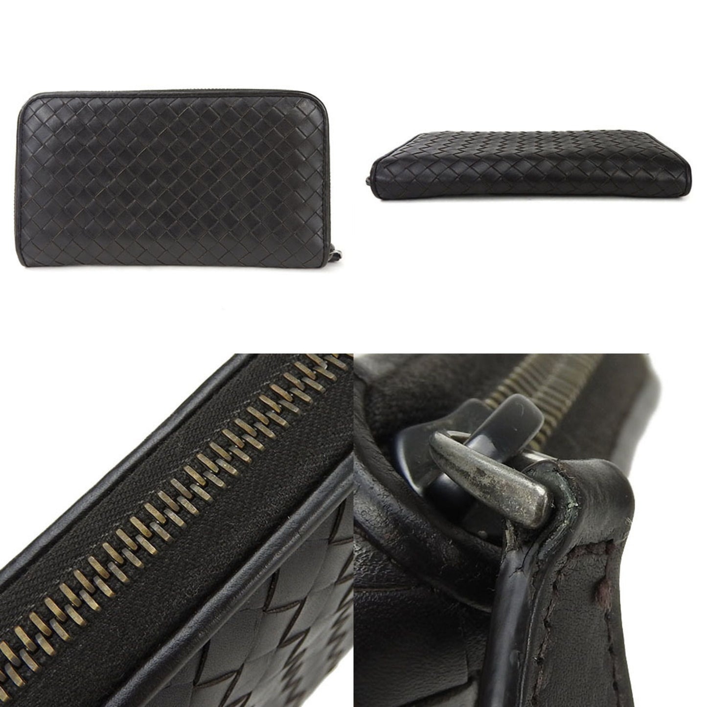 Luxury Bottega Veneta  Leather Long Wallet (Bi-Fold) ()