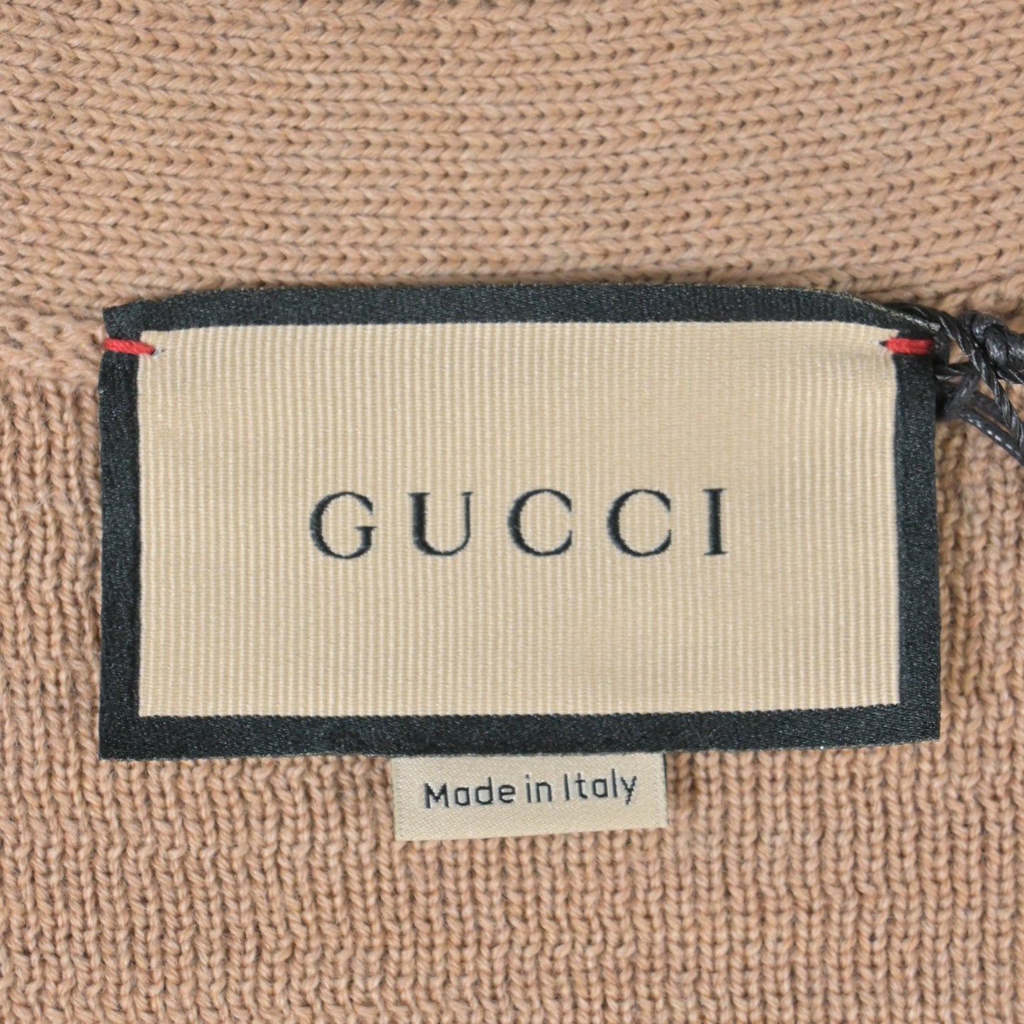Luxury Gucci Trending 2025 V-Neck GG Pattern Cardigan in Brown Wool