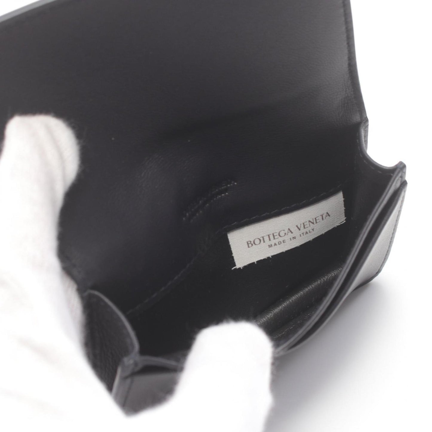 Luxury Bottega Veneta Intrecciato  Leather Card Case