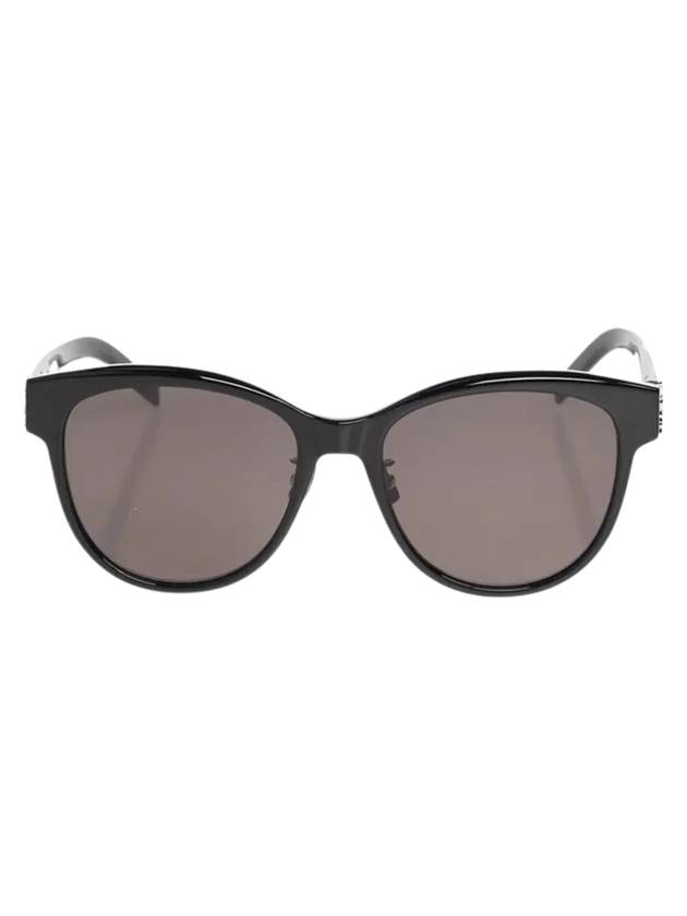 Luxury Saint Laurent Round Frame Sunglasses Black