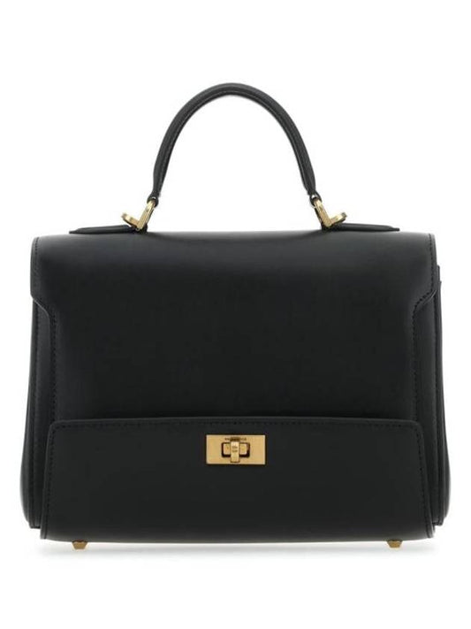Luxury Balenciaga Small Money Tote Bag Black