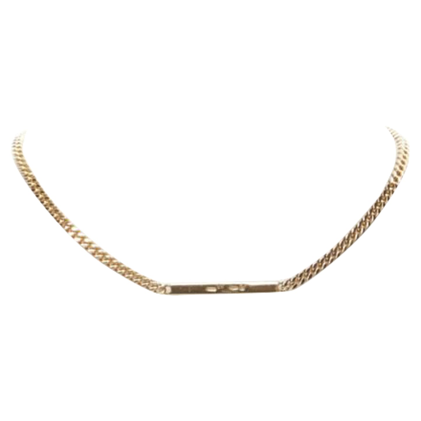 Luxury Bottega Veneta BV ID choker chain necklace