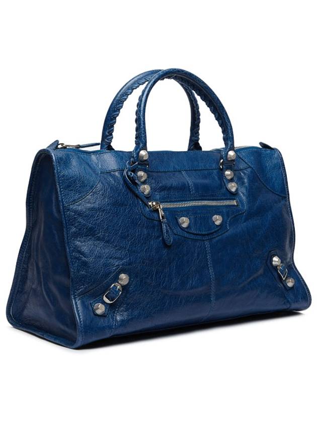 Luxury Balenciaga Giant Work Tote Bag Blue
