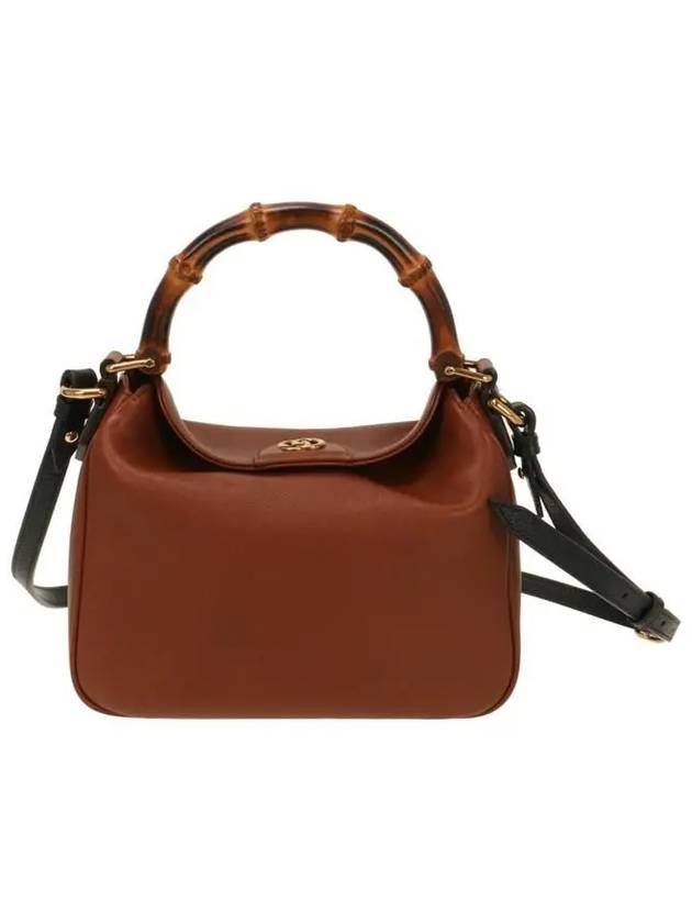 Luxury Gucci Trending 2025 Diana Small Leather Tote Shoulder Bag Brown