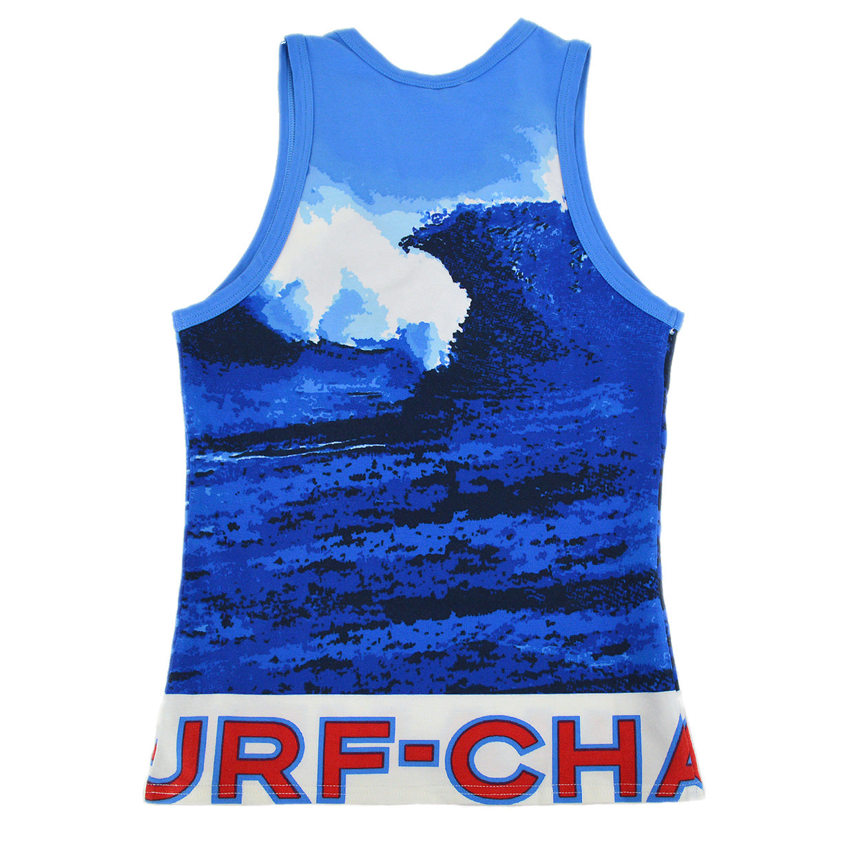 Luxury Chanel Surf Line Sleeveless Tops Blue 02S #38