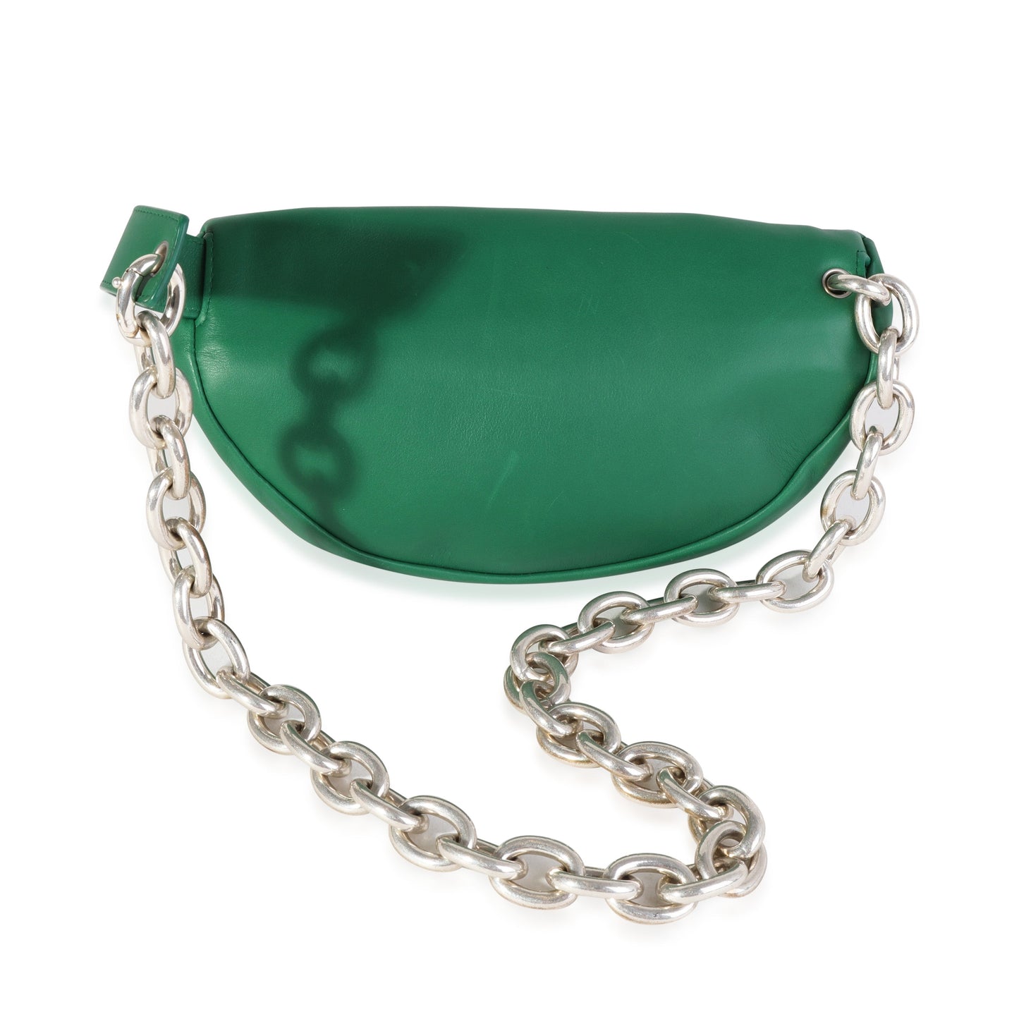 Luxury Bottega Veneta Green Nappa Belt Chain Pouch