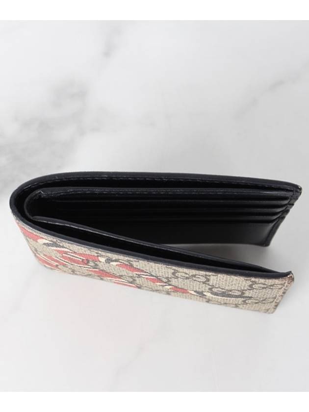 Luxury Gucci Trending 2025 Snake half wallet beige