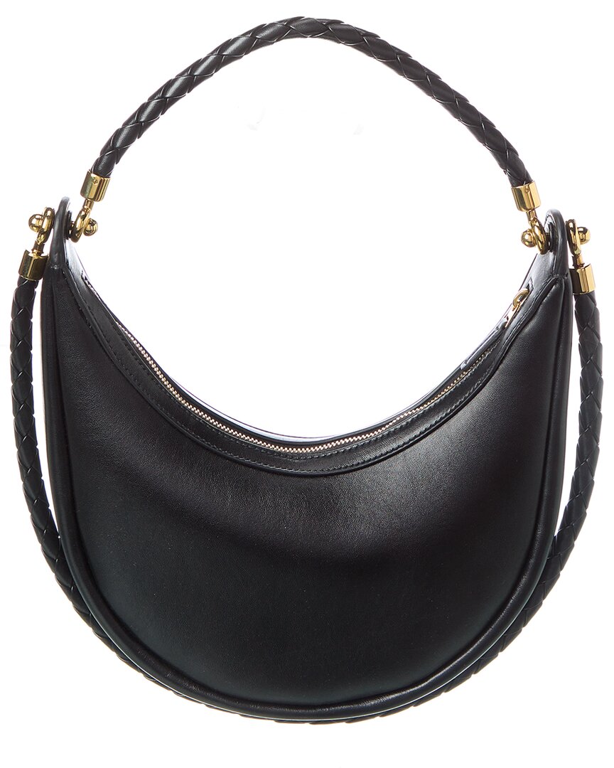 Luxury Bottega Veneta Hula Hoop Leather Hobo Bag