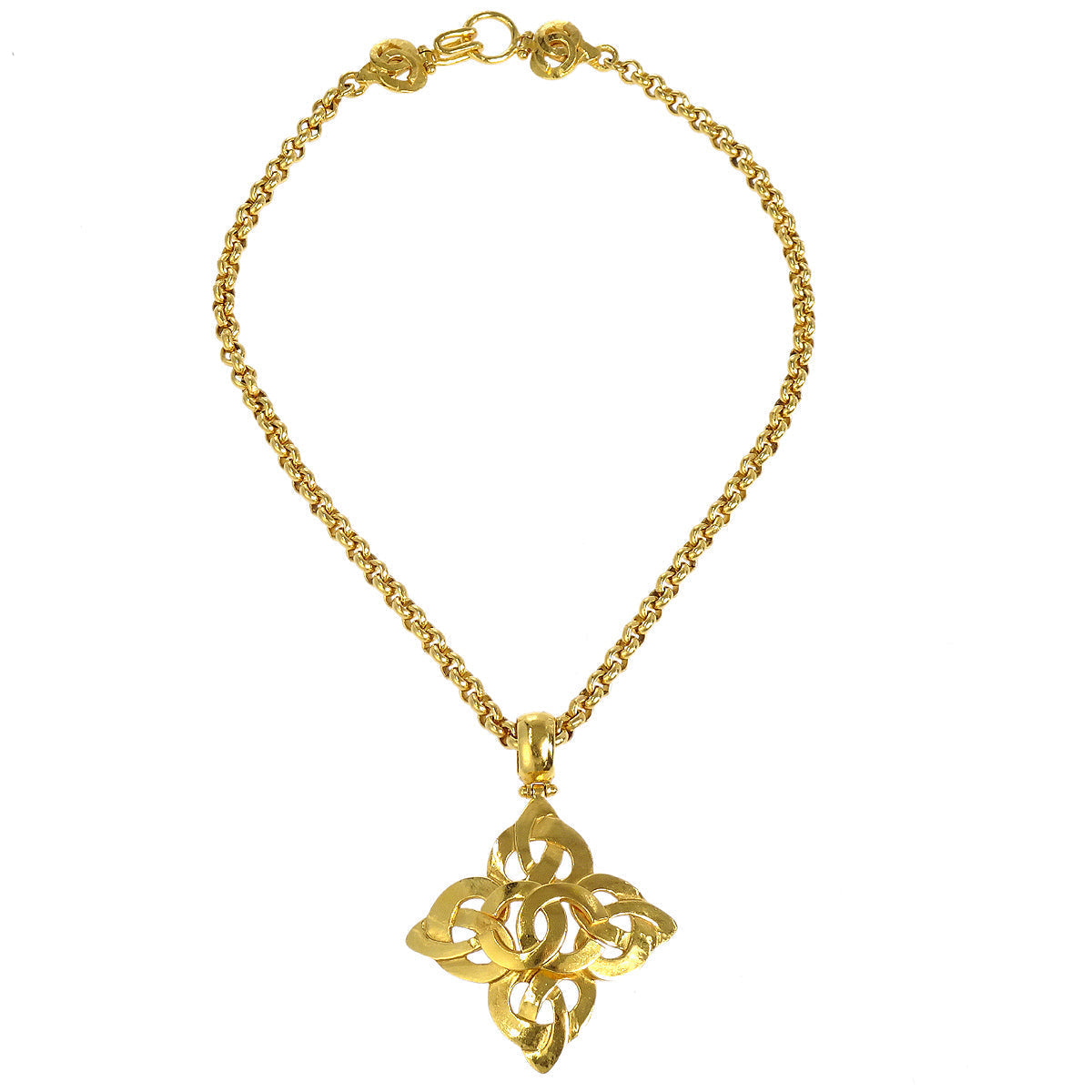Luxury Chanel 1997 Spring Chain Pendant Necklace 97P