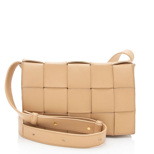 Luxury Bottega Veneta Lambskin Cassette Crossbody