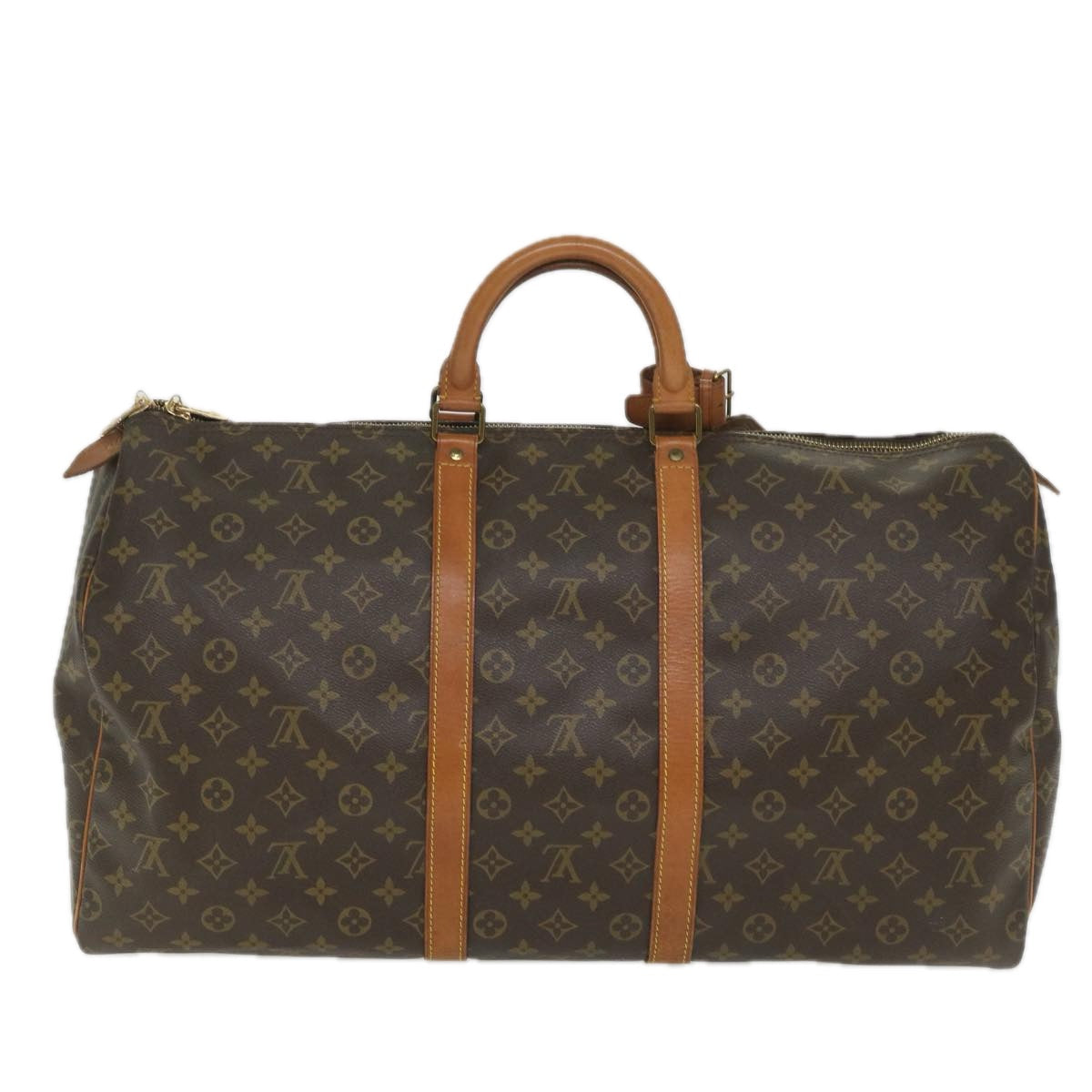 Louis Vuitton Keepall 55  Canvas Travel Bag ()