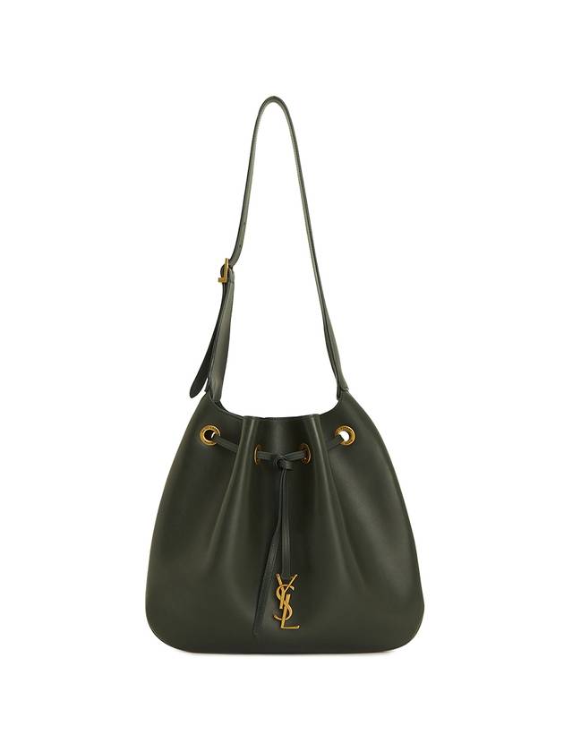 Luxury Saint Laurent Paris 7 Medium Soft Leather Shoulder Bag Green