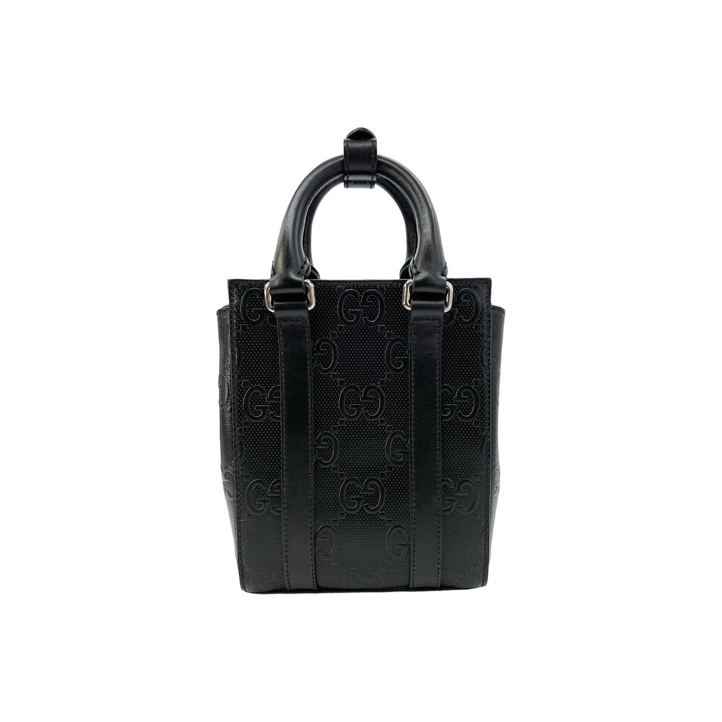 Luxury Gucci GG Perforated Mini Tote