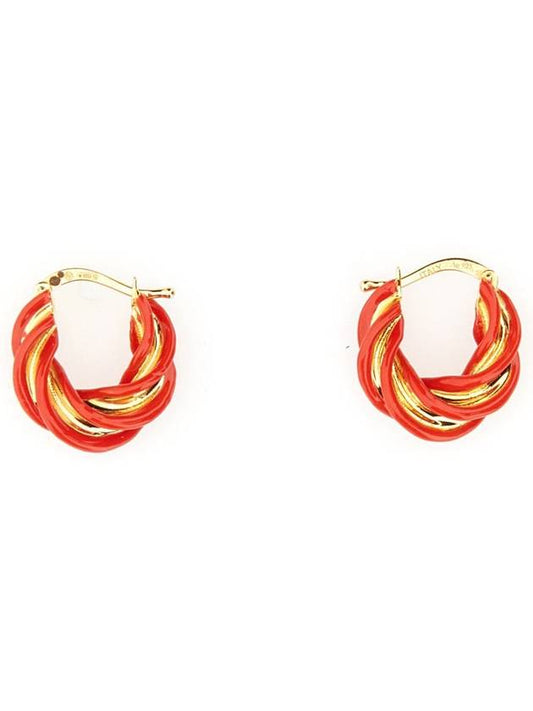 Luxury Bottega Veneta 23 ss PILLAR hoop earrings 731898VAHU48822 B0040210983