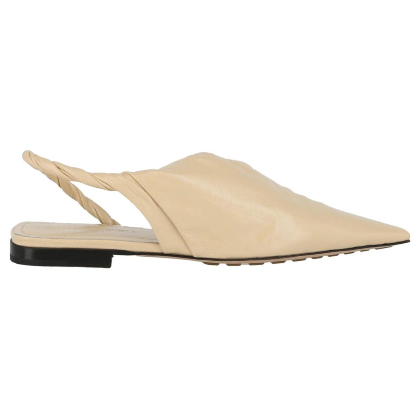 Luxury Bottega Veneta Pointed Toe Slingback Flats