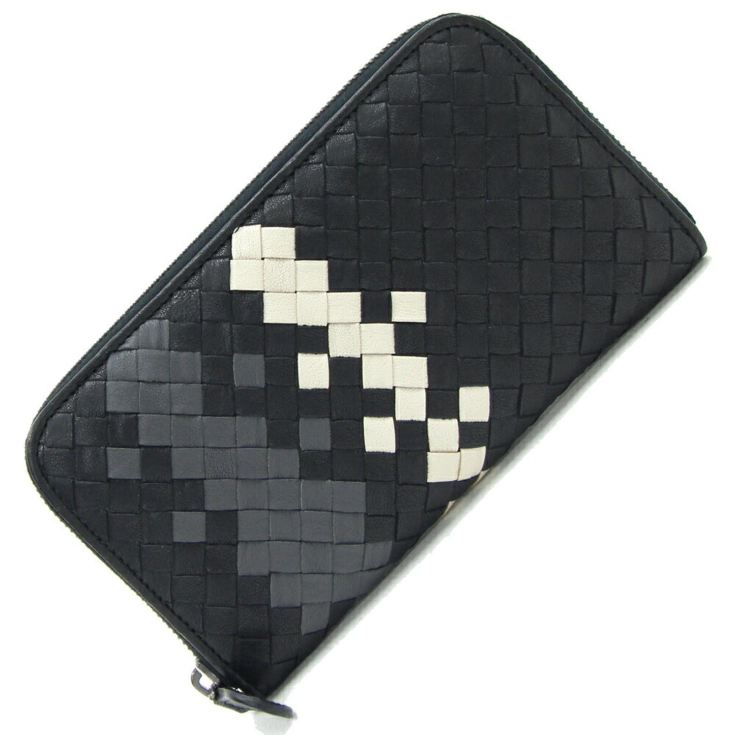 Luxury Bottega Veneta   ivory Leather Long Wallet (Bi-Fold) ()
