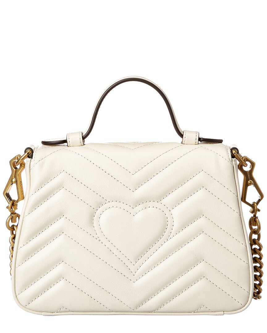 Luxury Gucci Trending 2025 GG Marmont Mini Matelasse Leather Top Handle Shoulder Bag
