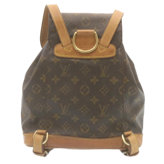 LOUIS VUITTON Monogram Montsouris MM Backpack M51136 LV fm1179