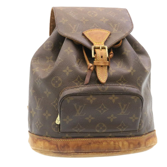 LOUIS VUITTON Monogram Montsouris MM Backpack M51136 LV fm1236