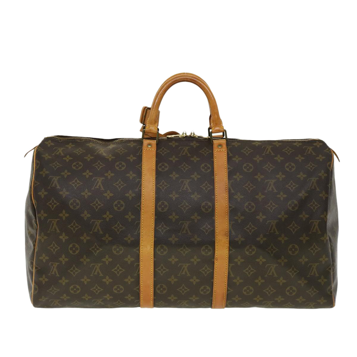 LOUIS VUITTON Monogram Keepall 50 Boston Bag M41426 LV fm1513