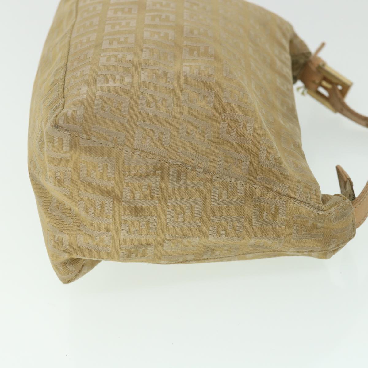 Luxury FendiZucchino Canvas Pouch Beigefm2756
