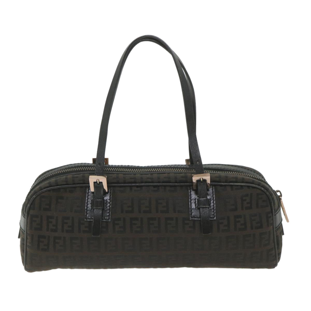 Luxury FendiZucchino Canvas Hand Bag Blackfm2914