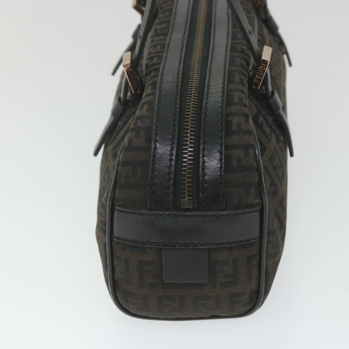 Luxury FendiZucchino Canvas Hand Bag Blackfm2914
