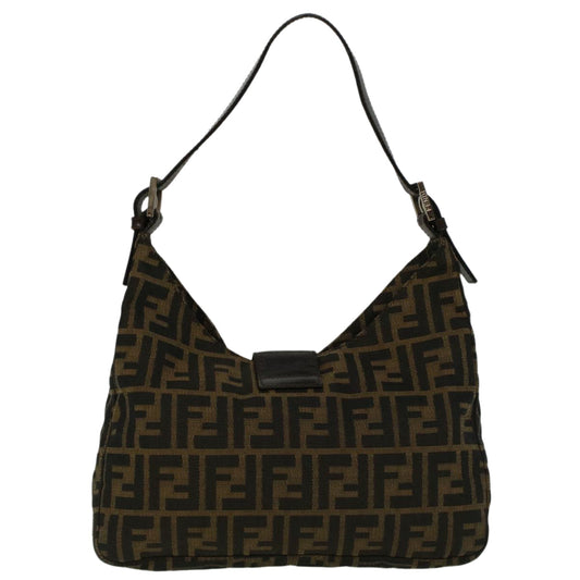 Luxury FendiZucca Canvas Mamma Baguette Hand Bag Brownfm2916
