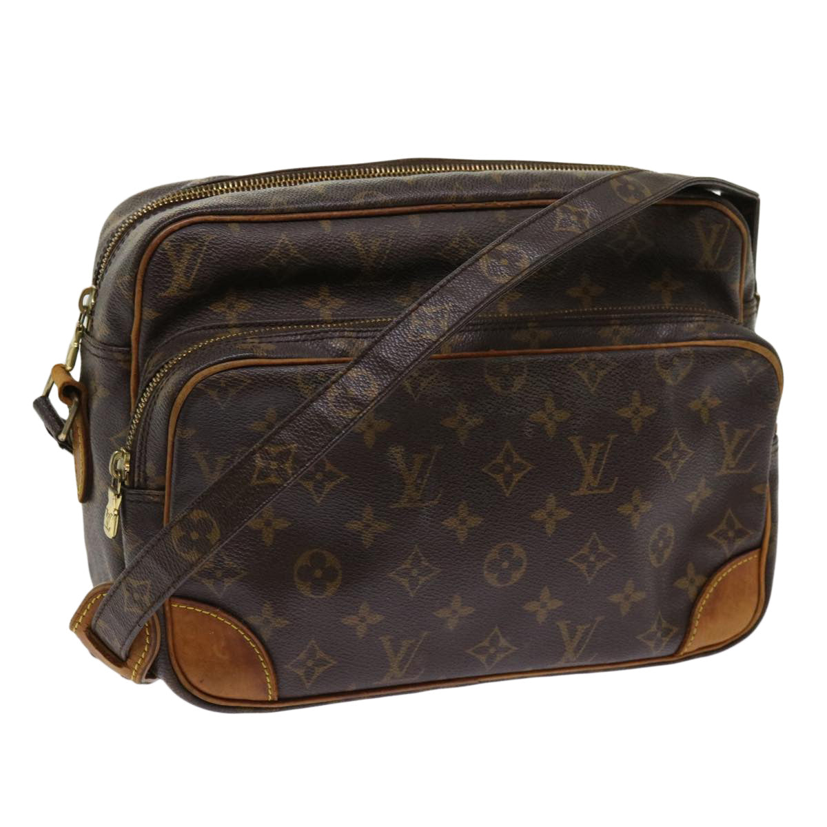 LOUIS VUITTON Monogram Nile Shoulder Bag M45244 LV fm3009