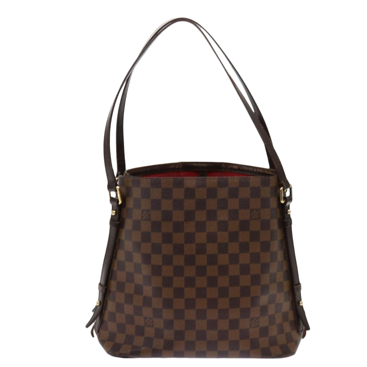 LOUIS VUITTON Damier Ebene Cabas Rivington Shoulder Bag N41108 LV fm3058