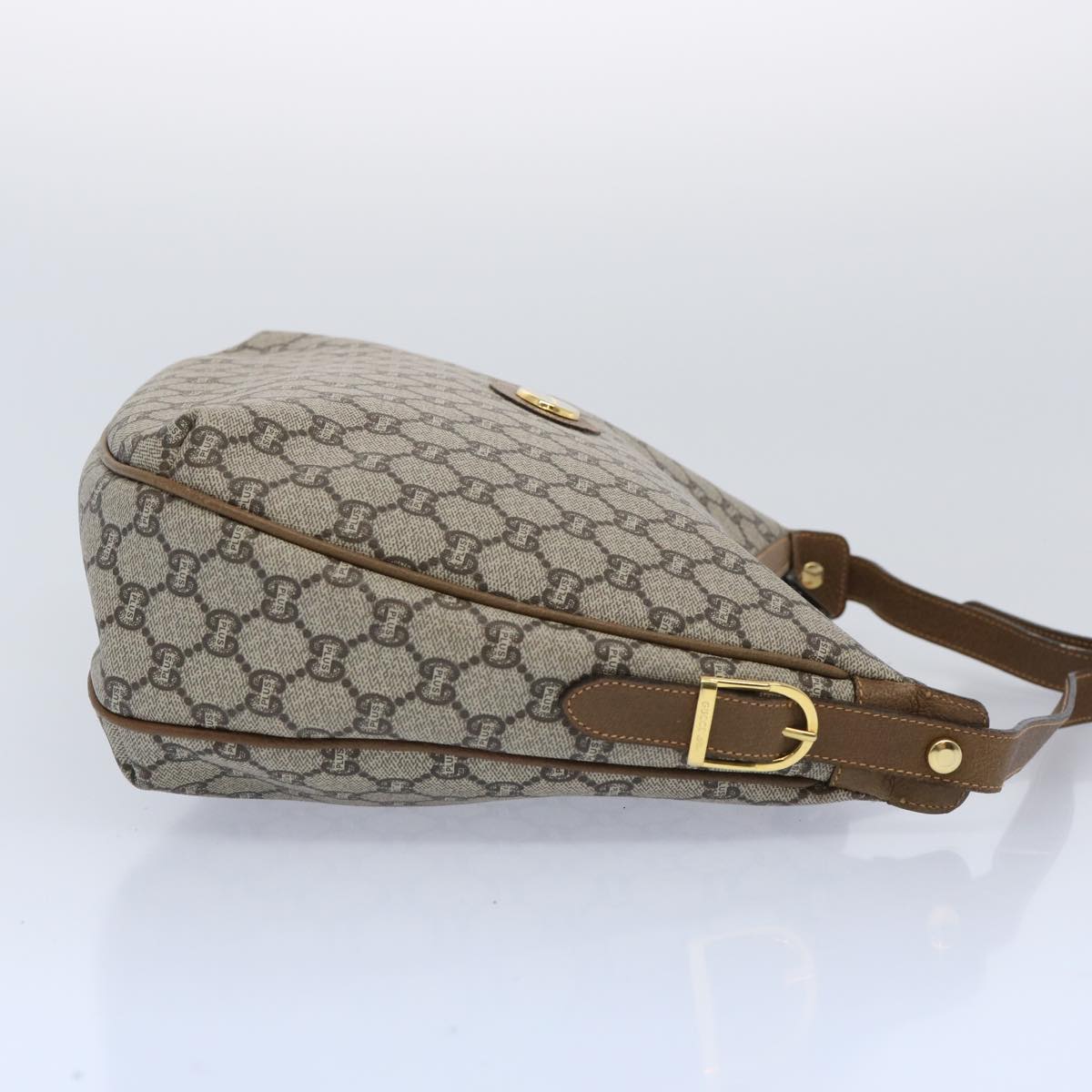 GUCCI GG Plus Supreme Shoulder Bag Beige  fm3139