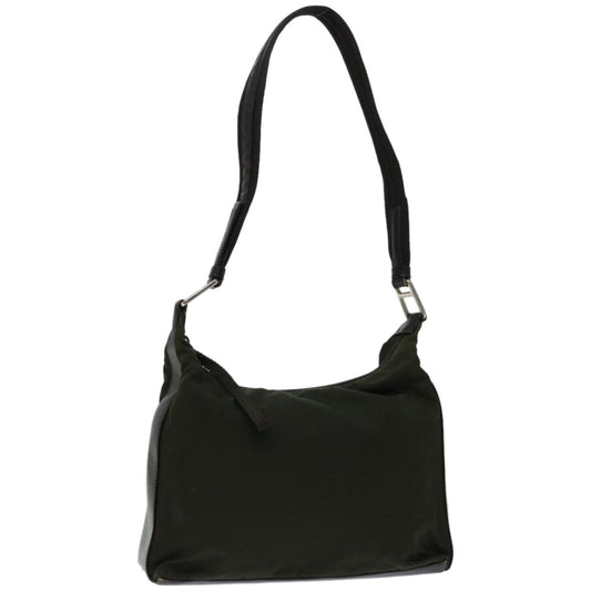 Luxury PradaShoulder Bag Nylon Khaki fm3207