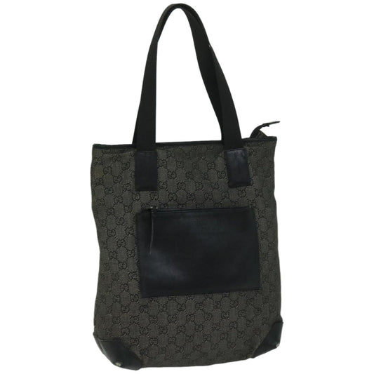 GUCCI GG Canvas Tote Bag Black 28892  fm3265