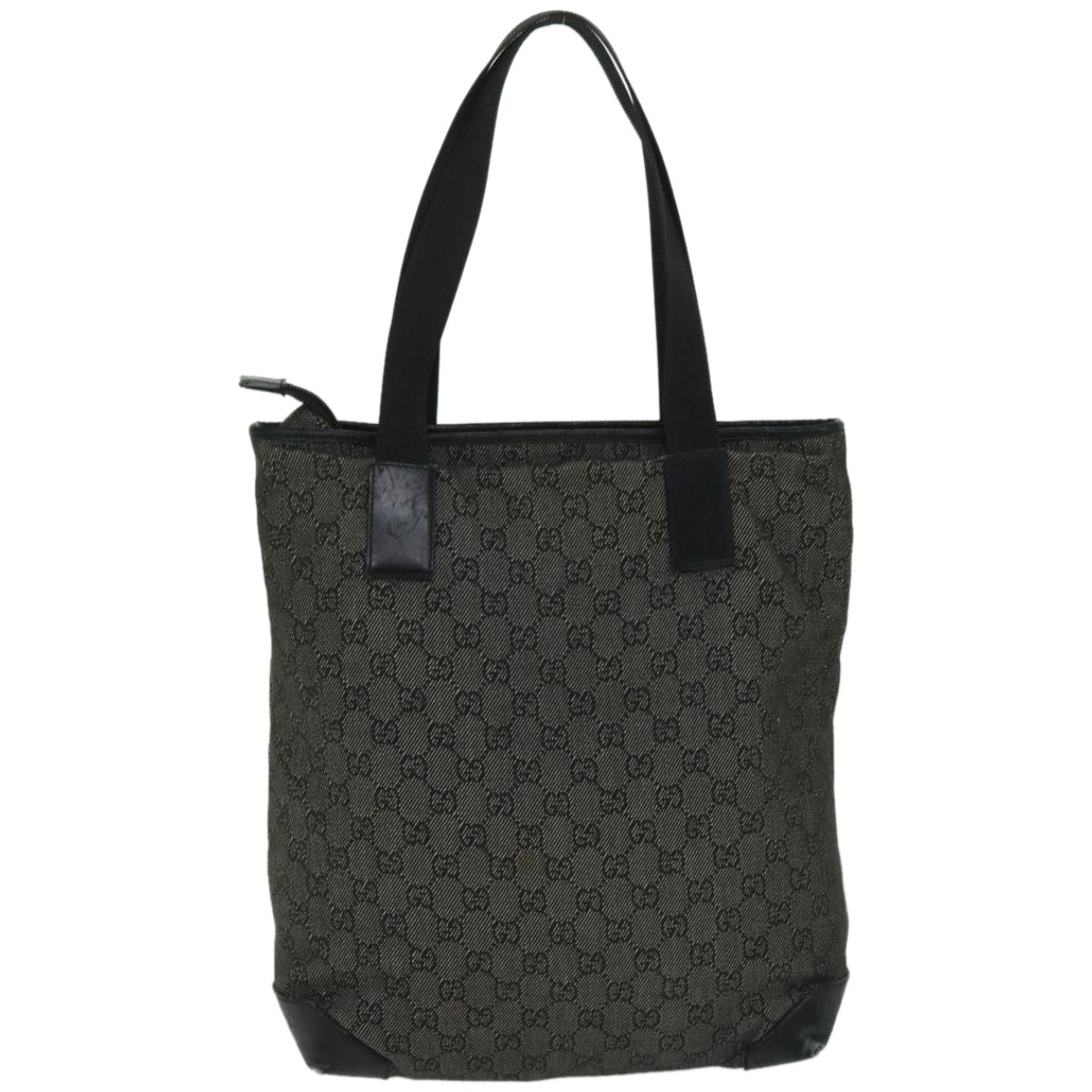 GUCCI GG Canvas Tote Bag Black 28892  fm3265