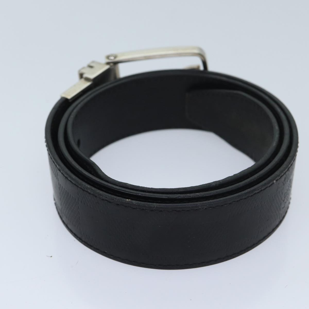 LOUIS VUITTON Epi Damier Belt Leather 3Set Black LV fm3295